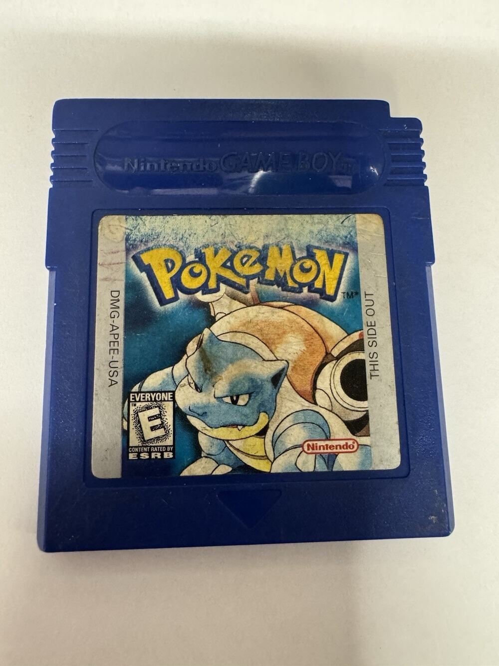 Pokemon Blue Nintendo Gameboy Authentic Cartridge Tested! Works & Saves